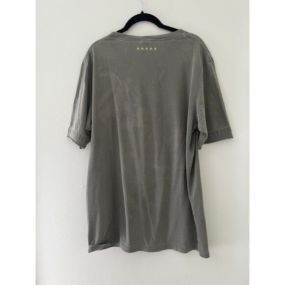 DIESEL Mens Distressed Gray Front pocket T-Shirt size XL Luxury of Dirt RARE - Picture 8 of 8